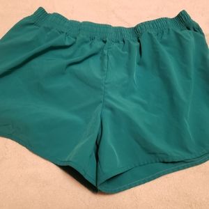 Turquoise Running Shorts
